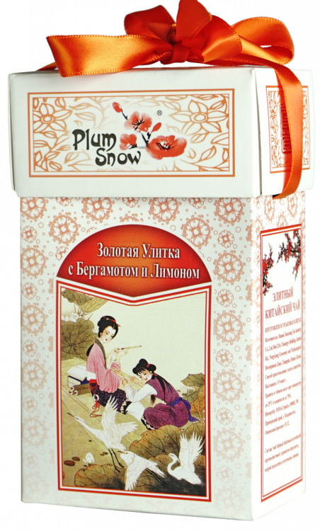 Золотая улитка с бергамотом и лимоном «Plum Snow», 100 г